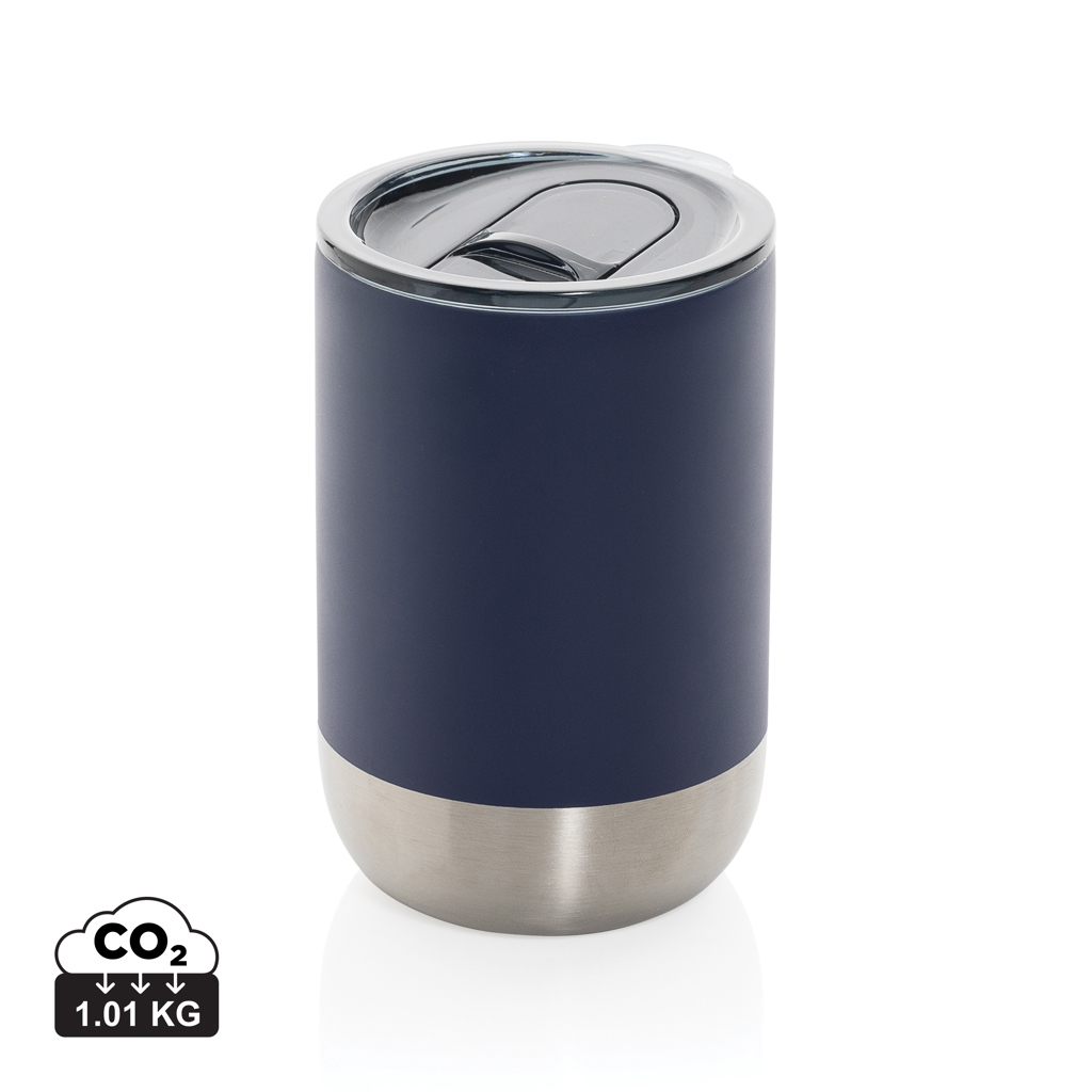 Mug personnalisable 360ml acier inoxydable recyclé Bleu marine